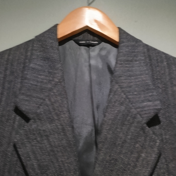 Men's Vintage Gray Virgin Wool Sport Coat - Picture 5 of 8
